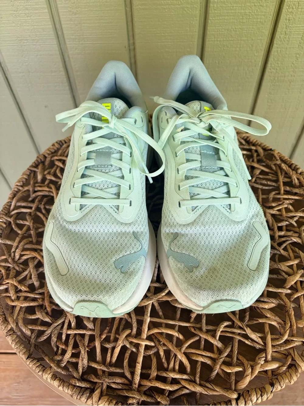 PUMA Pounce Lite Womens Sneaker Mint Green Sz 8.5